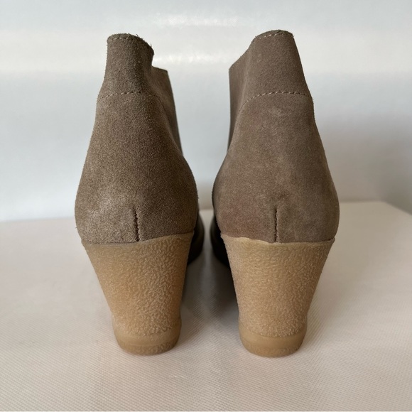 J. Crew Macalister Suede Wedge Ankle Booties Made in Italy - Picture 5 of 8